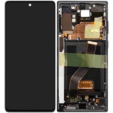 Lcd Display Combo Folder with Frame for Samsung Galaxy Note 10 Plus Black- Zeespares.in